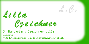 lilla czeichner business card